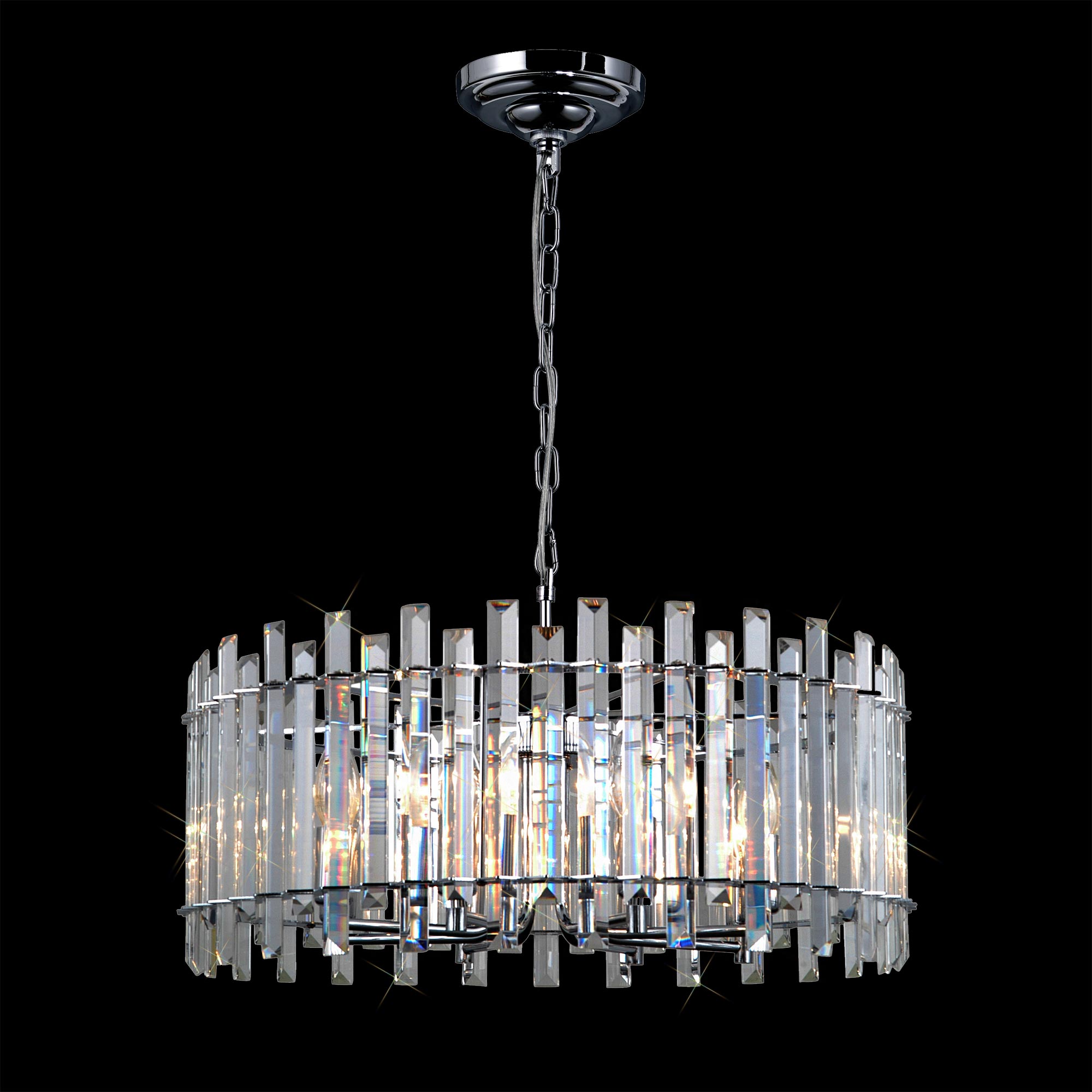 Citilux Ингвар CL334181 Люстра подвесная хрустальная Хром арт. 88770