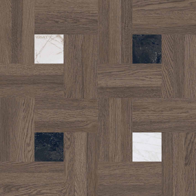 LEATHERWOOD CHESTERFIELD EBONY NAT.3D 60X60 8,5 мм арт. 58904