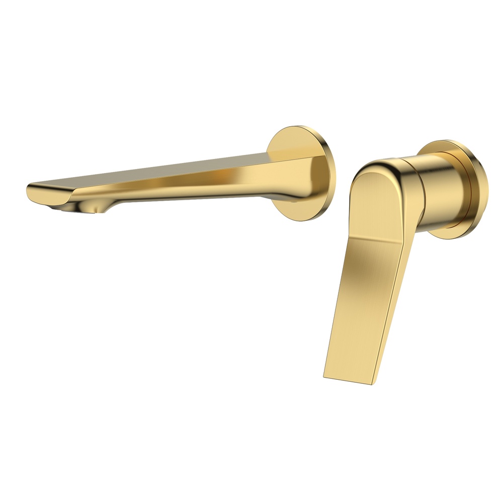 Смеситель для раковины настенный ESKO Shanghai Gold SHA28G, золото арт. 164060
