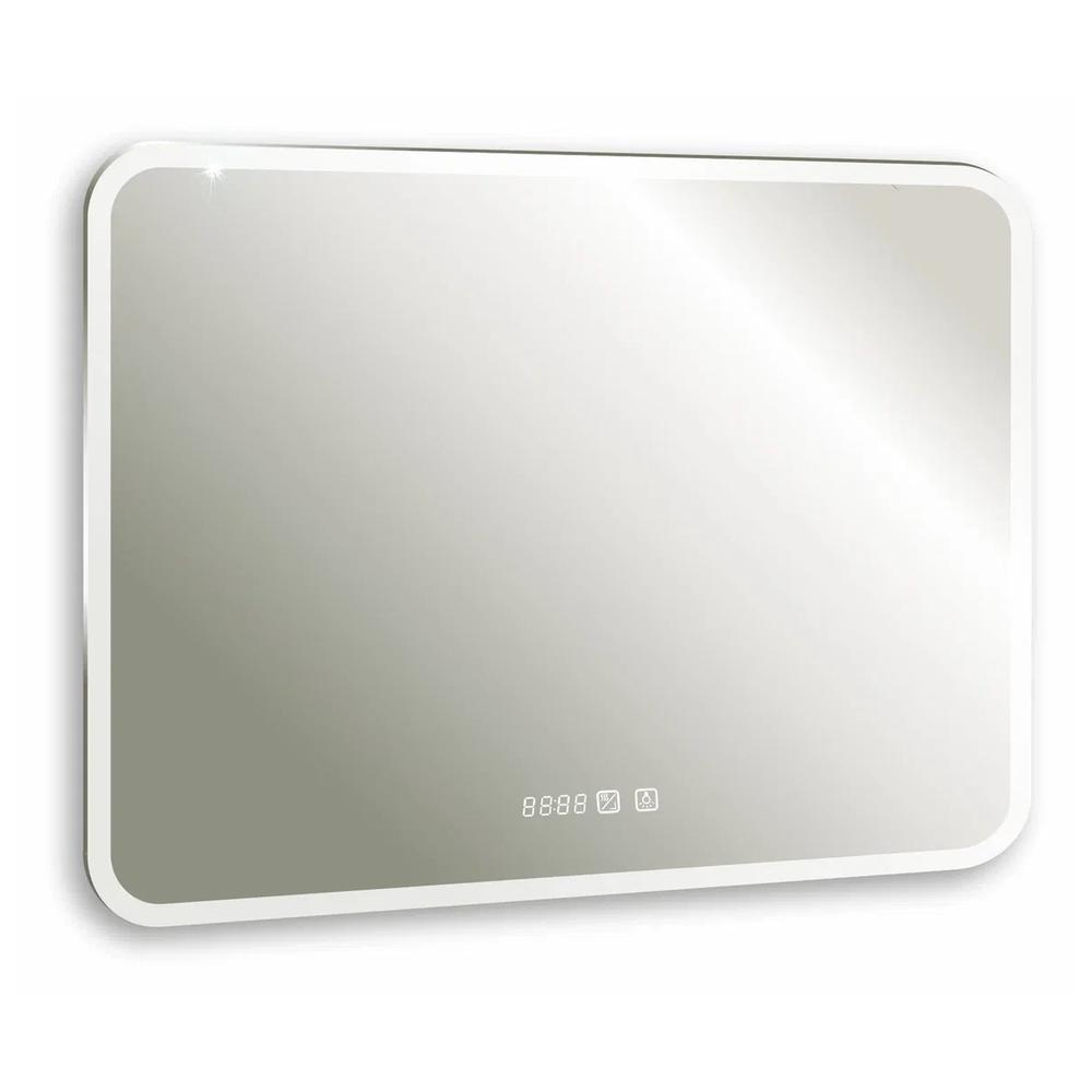 Зеркало Silver Mirrors Стив 1000х800 - 3 (сенсорный выключатель, двойной подогрев, часы) арт. 179000