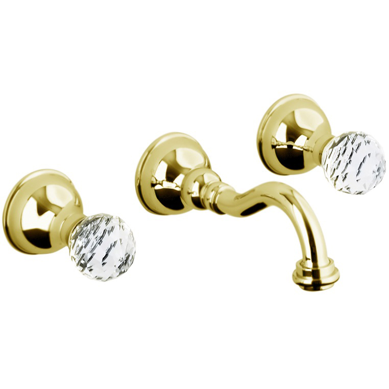 Смеситель для раковины Webert Karenina KA750404010, золото арт. 161907