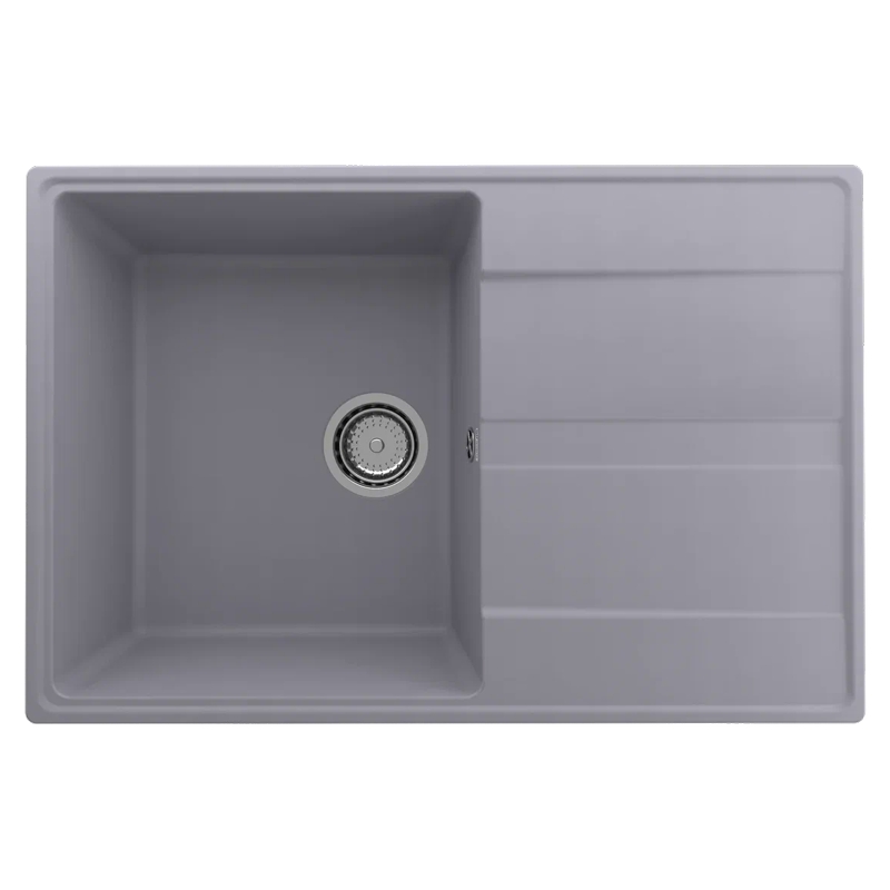 Кухонная мойка Ulgran Quartz Prima 750-05, бетон арт. 184883