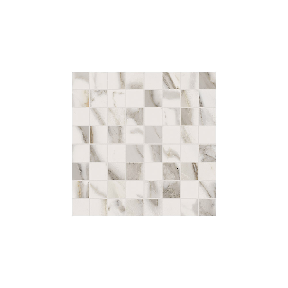 Керамогранитная мозаика Italon Charme Evo Mosaico Calacatta 29,2х29,2 Lux арт. 122519