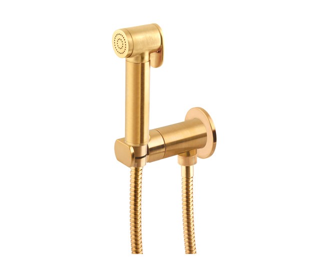 REMER X STYLE Гигиенический душ с прогрессивным смесителем, brushed gold арт. 38456