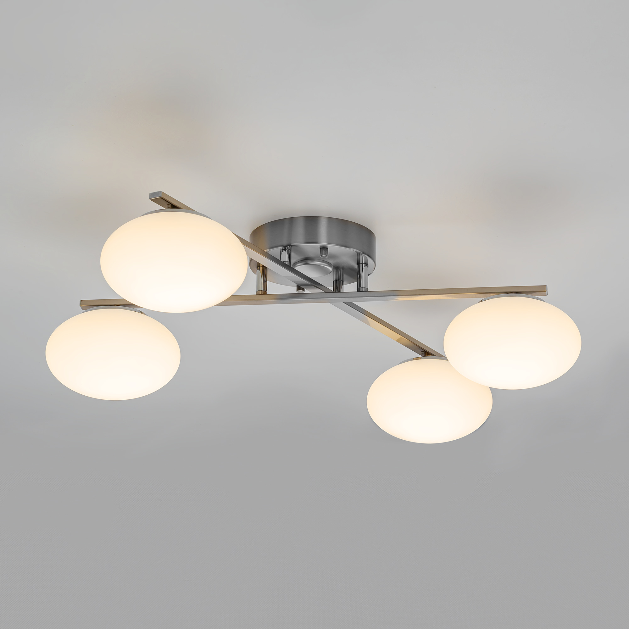 Citilux ATMAN SMART CL226A141 RGB LED Умная люстра Матовый Хром арт. 89433