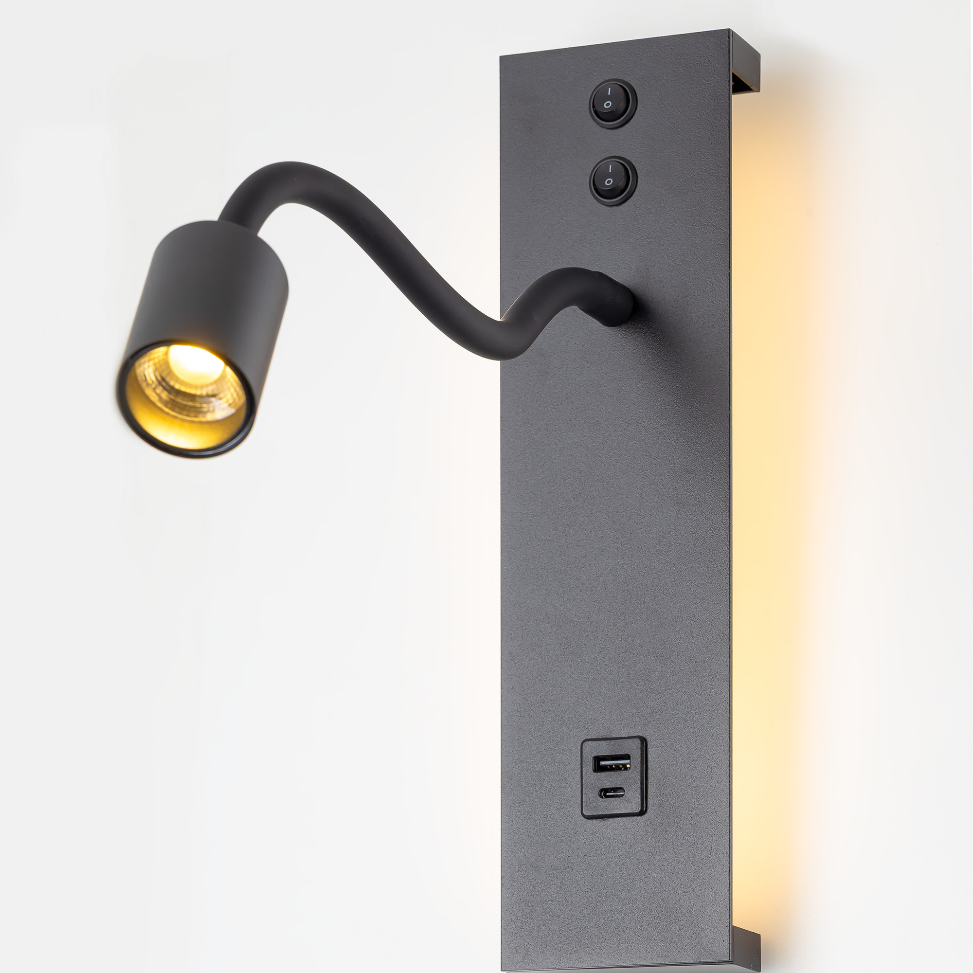 Citilux Декарт CL704471 LED USB Светильник с выключателем Чёрный арт. 89527