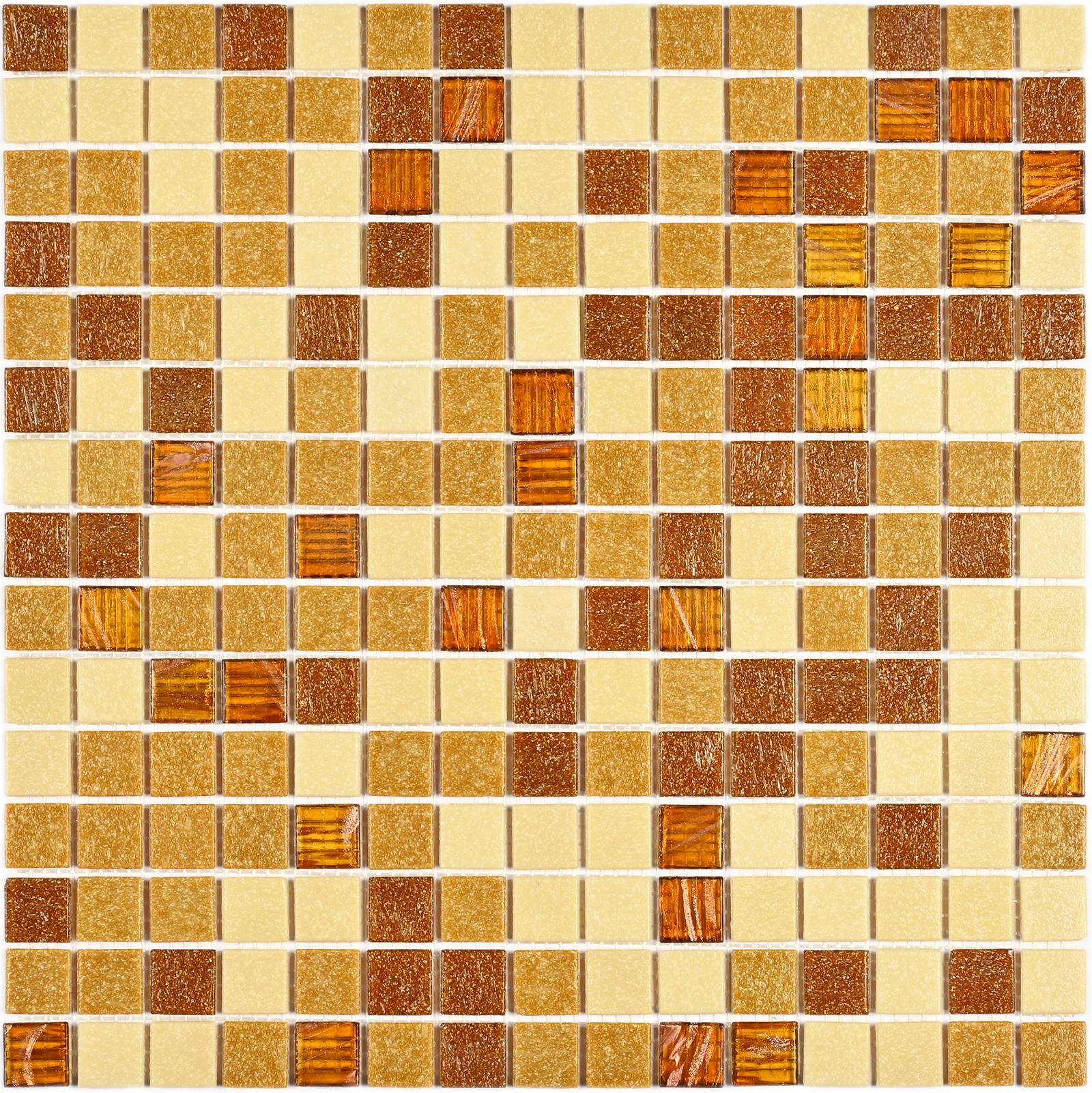 Плитка декоративная стеклянная AKROS/Вершина 4*20*20 327*327 арт. 90307