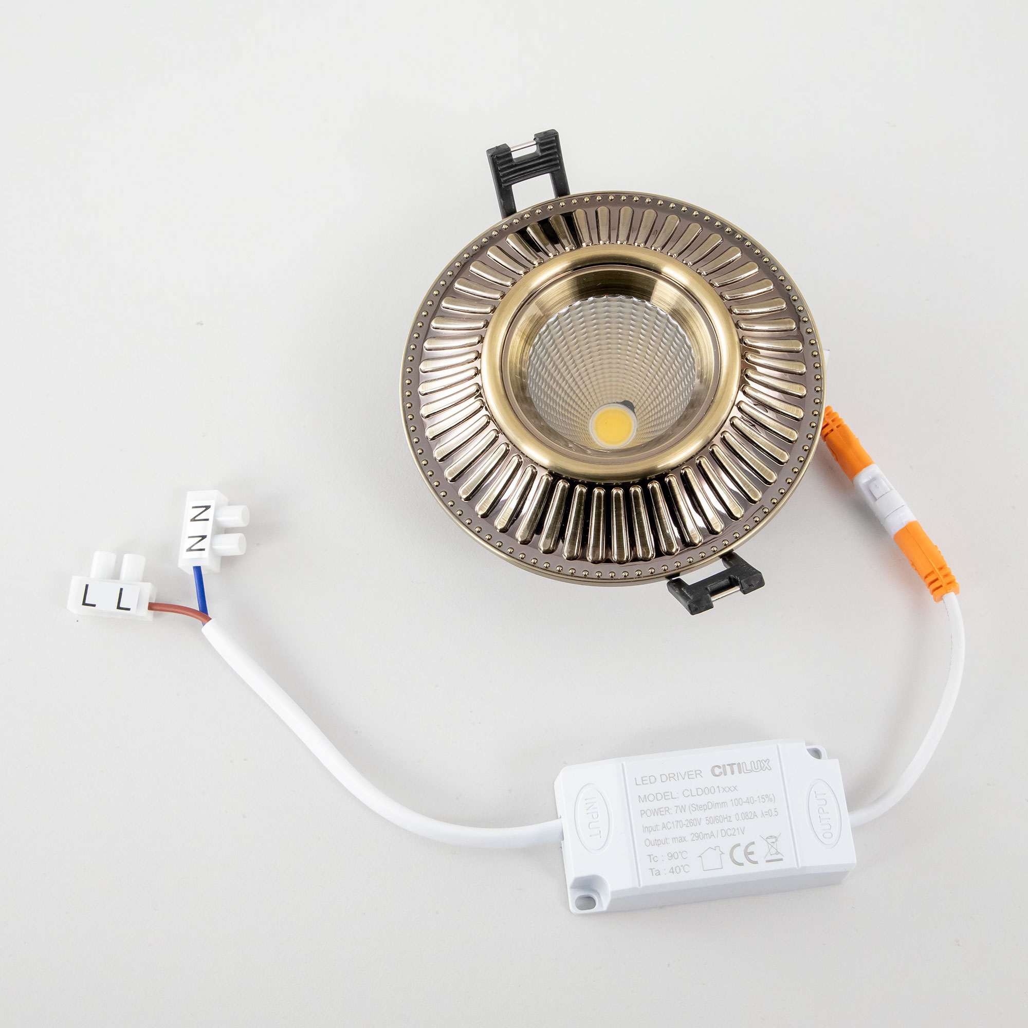 Citilux Дзета CLD042NW3 LED Встраиваемый светильник с диммером арт. 88735