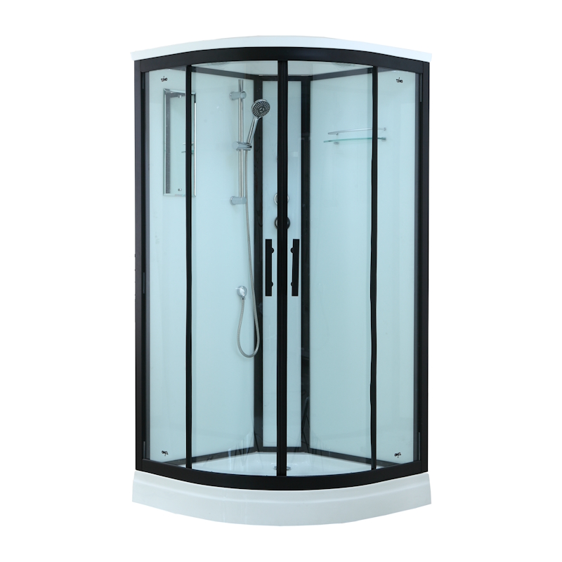 Душевая кабина Timo Standart Black T-6601B, 100x100x220 арт. 174759