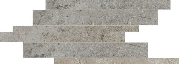 Мозаика LA ROCHE GRAY MOD.LIST.MIX SFALS.21X40 арт. 84734