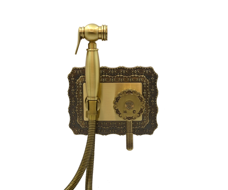 Гигиенический душ со смесителем Bronze de Luxe WINDSOR 10136, бронза арт. 189113