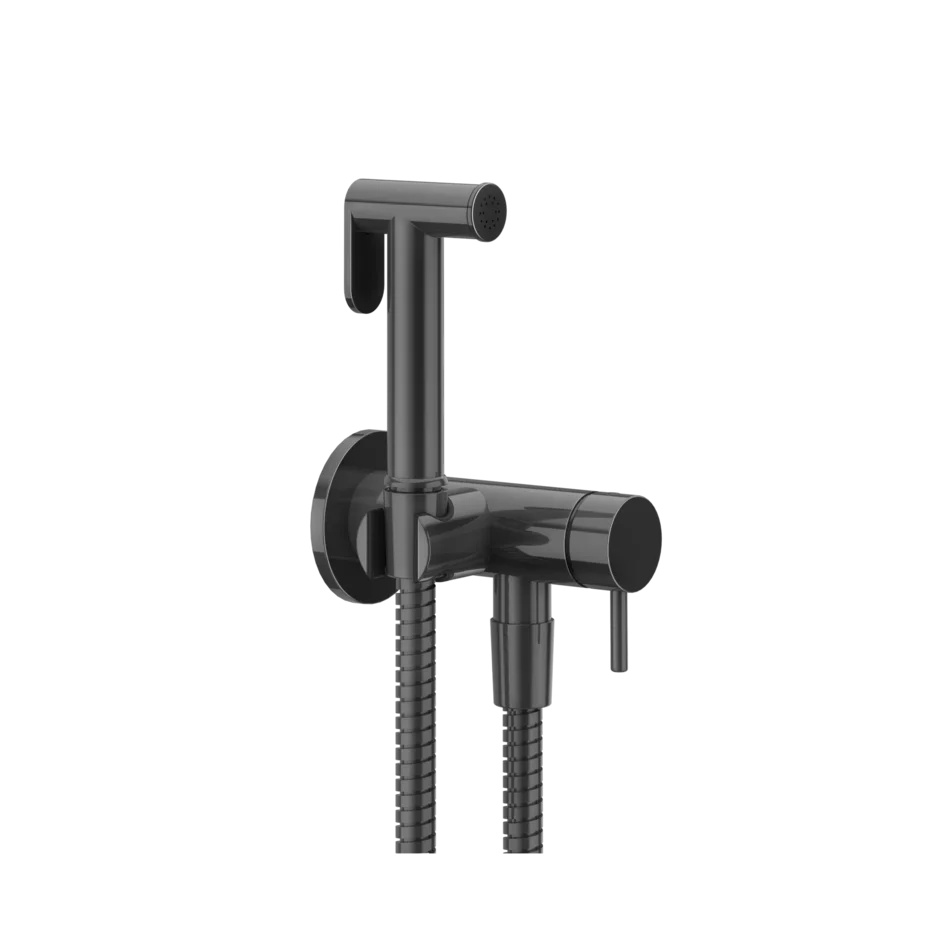 GESSI INVERSO Гигиенический душ со смесителем, 706 Black Metal PVD арт. 39922
