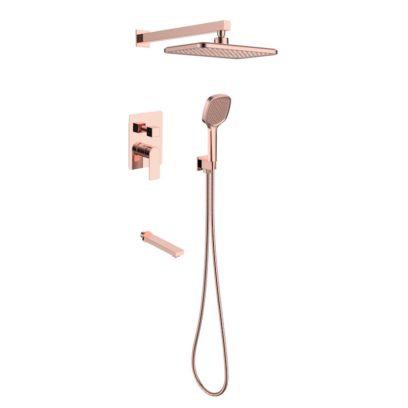 Душевая система встраиваемая 7в1 Voda Neva Rose Gold 7in1NVRG/VSET7in1NVRG, розовое золото арт. 191758