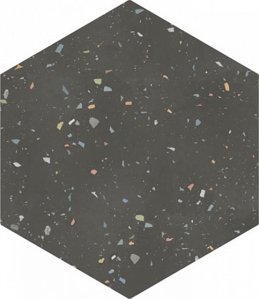 DNA Terrazzo Керамогранит Graphite 32x36.8 натуральный арт. 71171