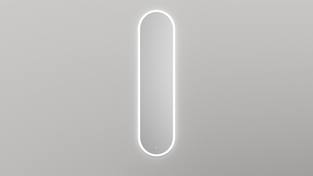 Salini ARMONIA Зеркало овальное, 450хH1785 мм с двойной LED подсветкой 3в1 3000-6000К арт. 33845