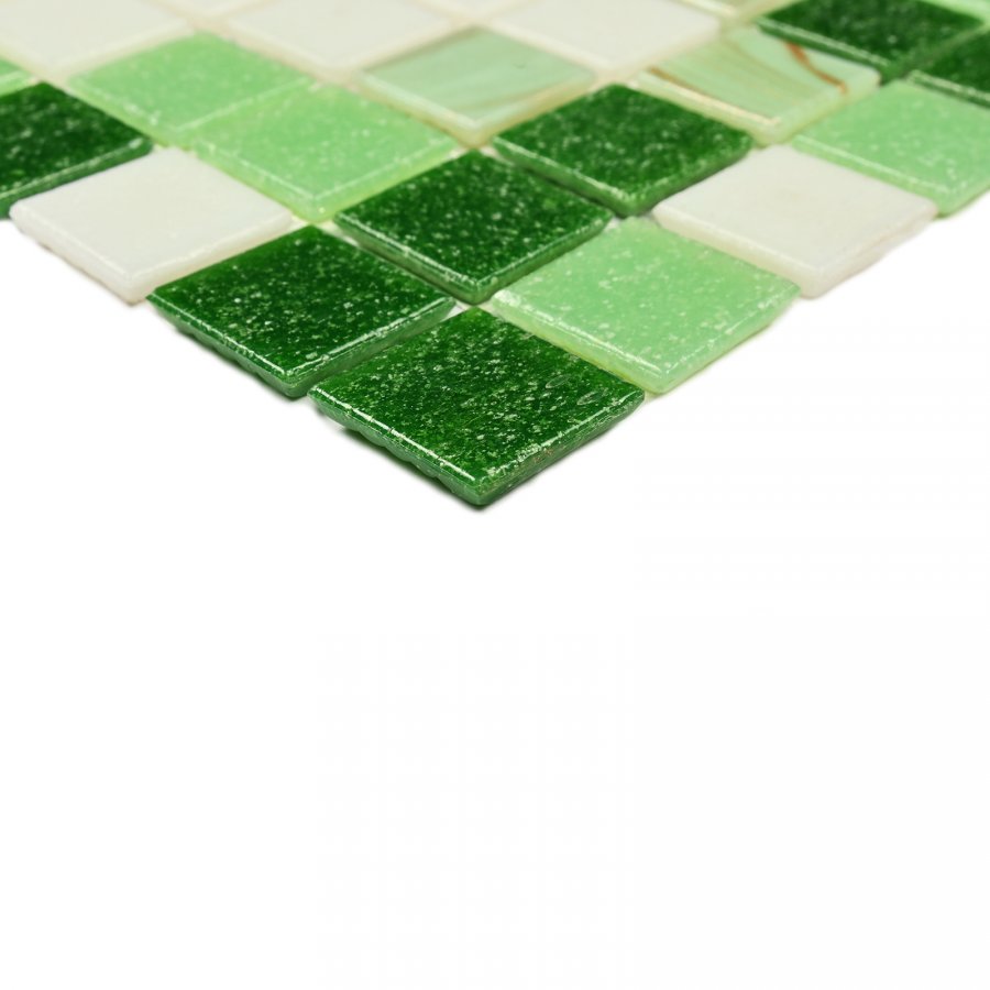 Плитка декоративная стеклянная Grass/Трава 4*20*20 327*327 арт. 90657