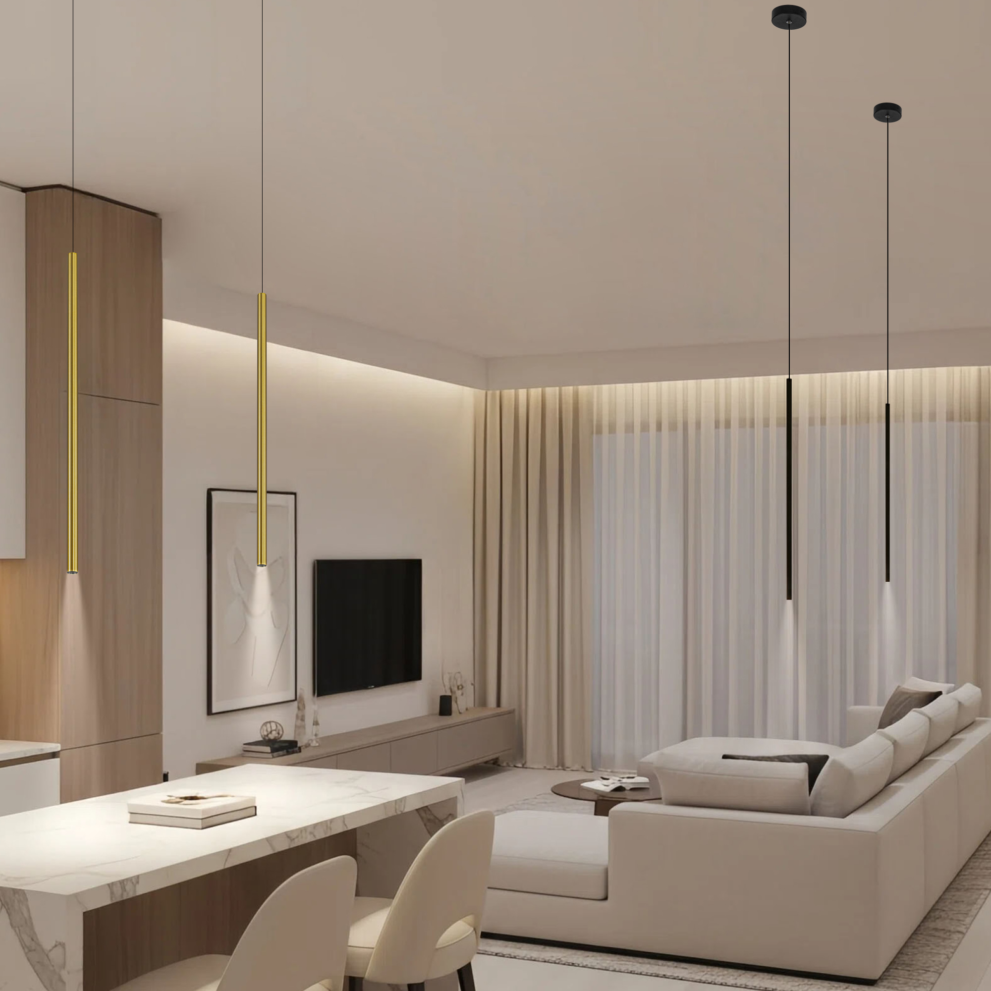 Citilux TUBU CL51512V_BF LED Подвесной светильник Латунь арт. 209868
