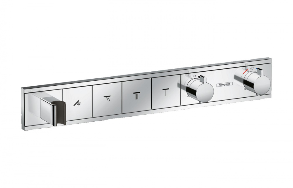 HANSGROHE RainSelect Термостат, скрытого монтажа, для 4 потребителей, хром арт. 38757