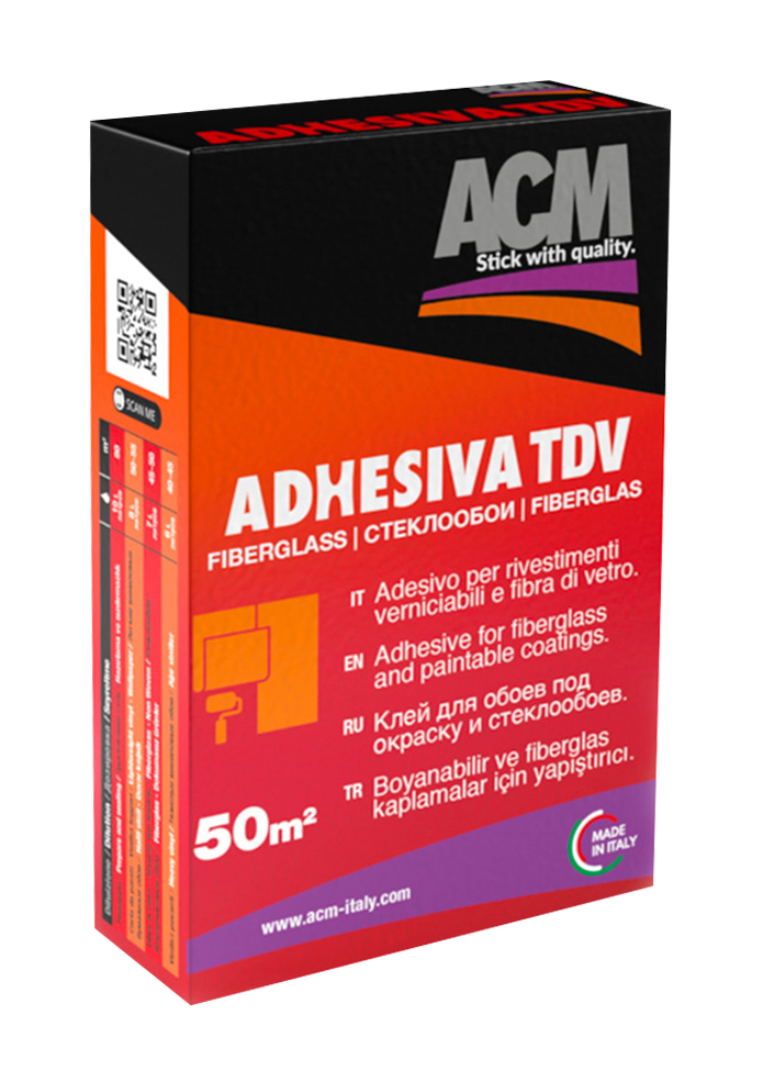 10132-250 Клей обойный ADHESIVA TDV 250 gr,  (для обоев под покраску, стеклообоев, фресок) арт. 111324