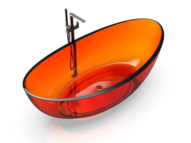 KNIEF OVAL Shape Ванна отдельностоящая 180х93x56 см, 60 Citrin/хром арт. 32471