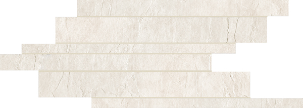 Керамогранит ARDOISE BLANC NAT MOD LISTELLO SFALSATO 21X40 арт. 84661