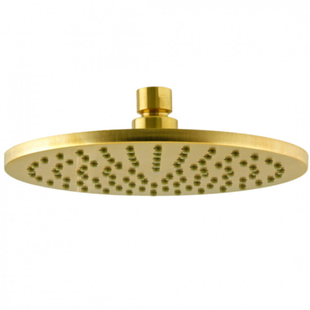 REMER Верхний душ из латуни, без кронштейна, Ø 30 см, BG brushed gold арт. 38468