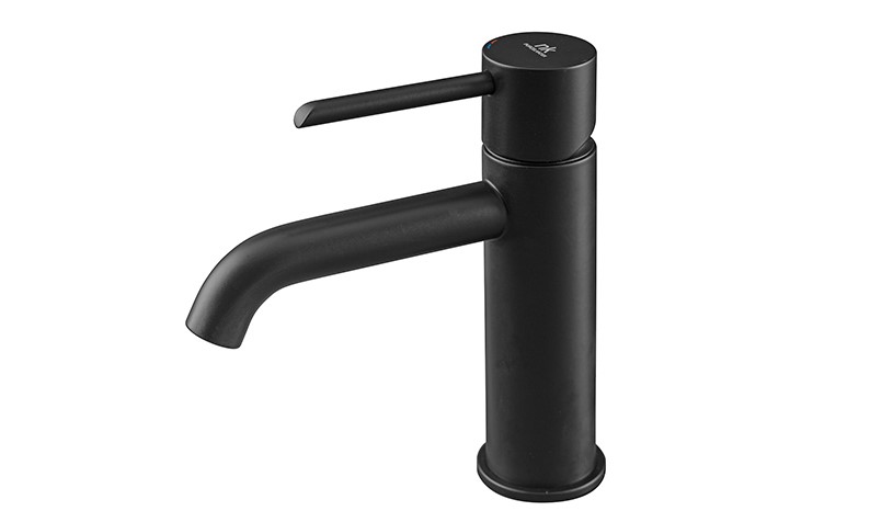 NOKEN ROUND Смеситель для раковины, без ДК, 3/8”, 5 л/мин, черный арт. 34607