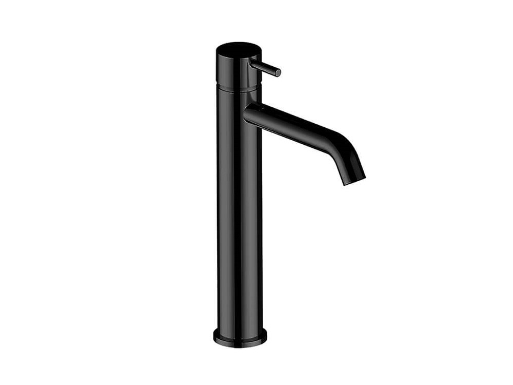 CISAL LESS NEW Смеситель однорычажный для раковины высокий, без ДК, Matt black арт. 34928