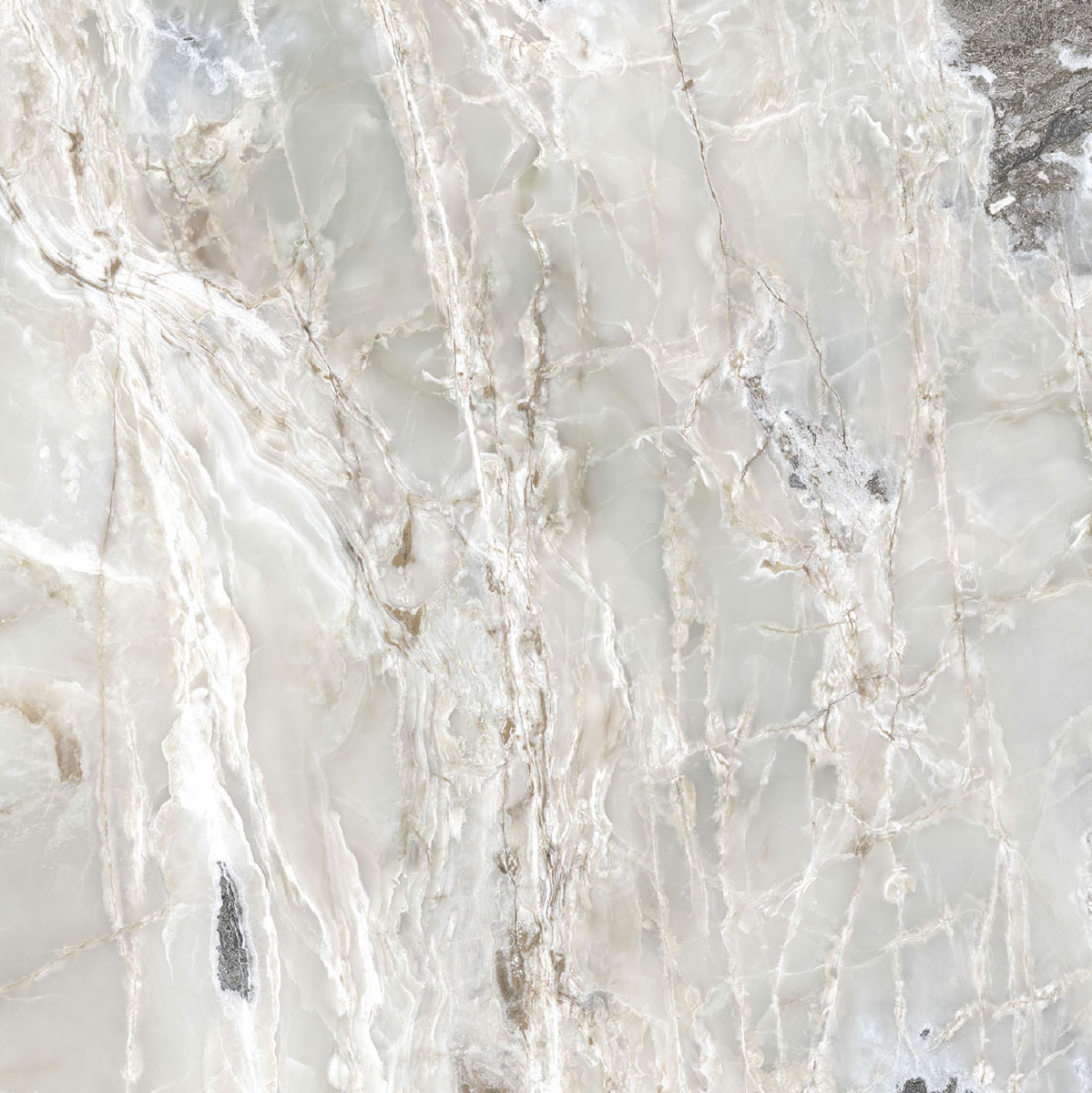 Керамогранит  ONYX&MORE SILVER BLEND SATIN 6MM R 160X160 арт. 84006