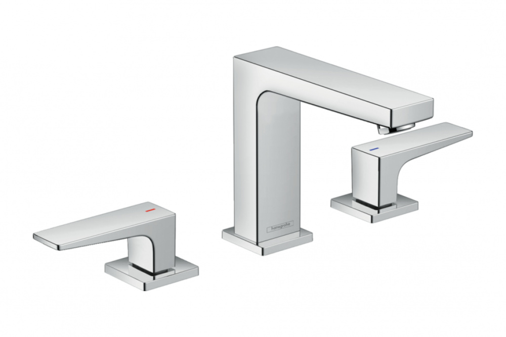 HANSGROHE METROPOL Смеситель для раковины 110, 3 отв., 5 л/мин, хром арт. 35684