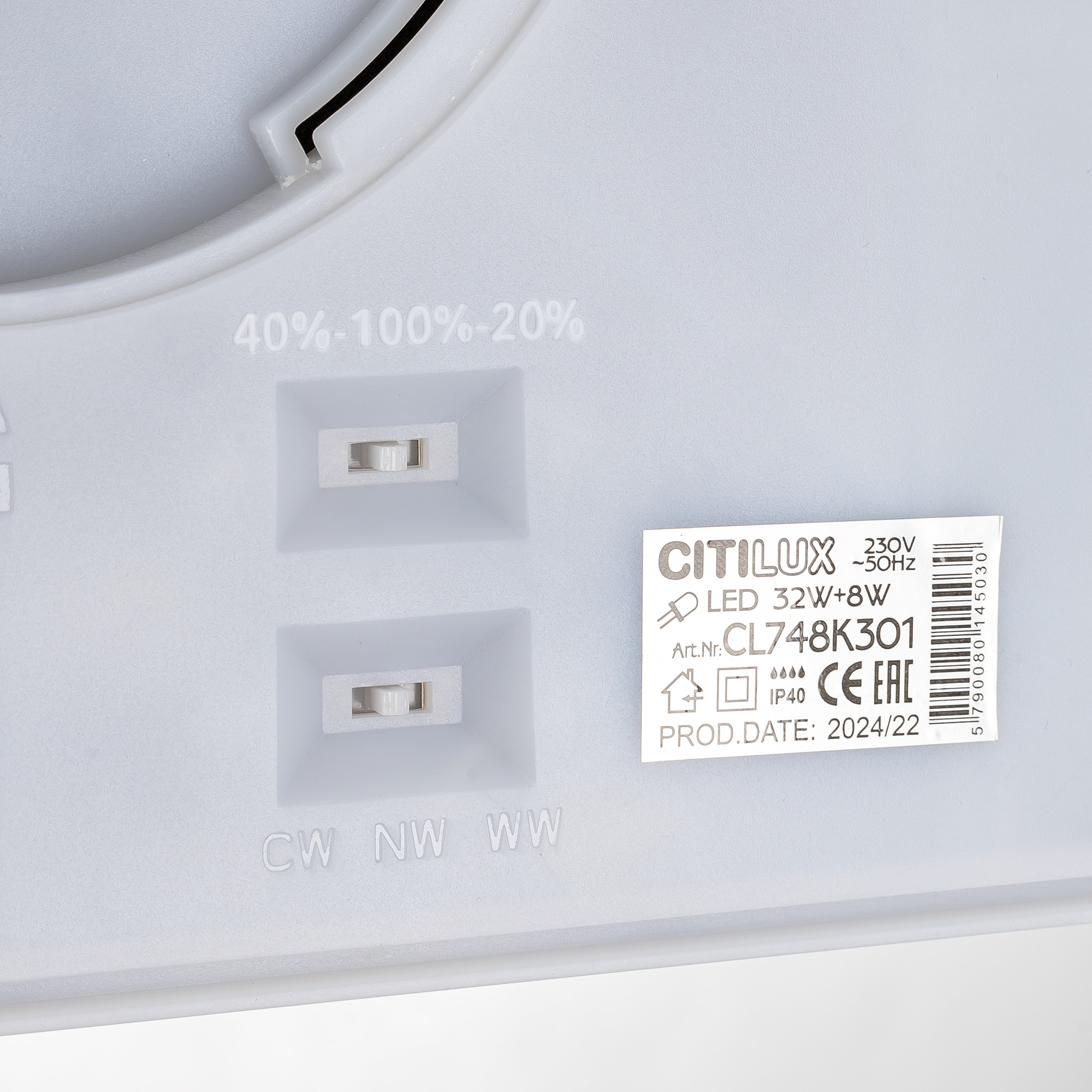 Citilux NORMA CL748K301 LED Светильник с подсветкой Чёрный арт. 89388