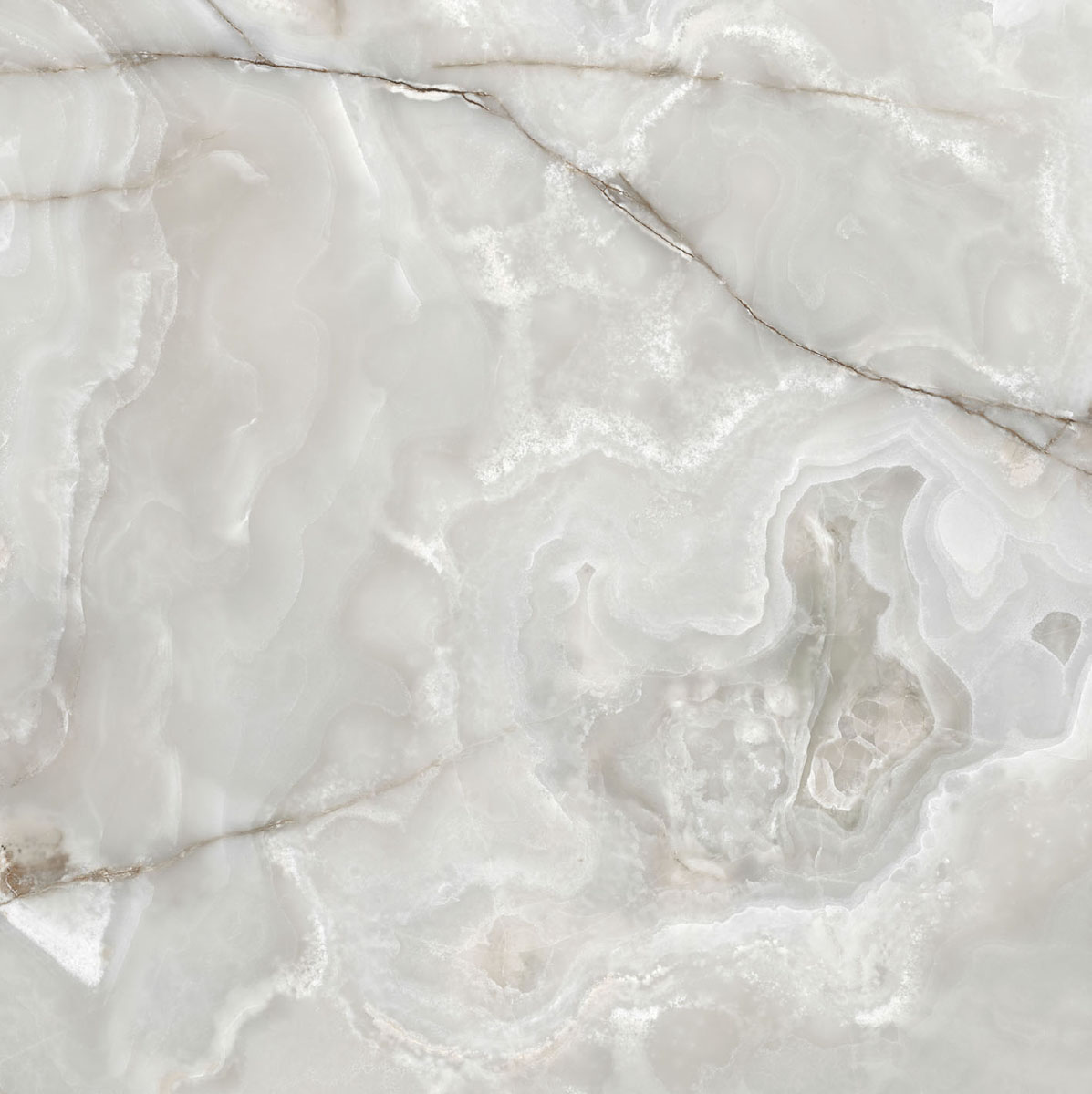Керамогранит  ONYX&MORE SILVER ONYX SATIN 6MM R 160X160 арт. 84007