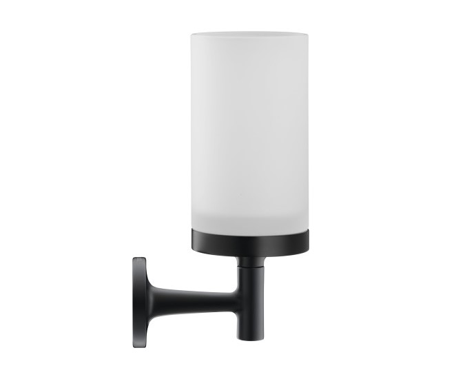 DURAVIT Starck T Стакан настенный, матовое стекло, 173 мм, black matt арт. 30385