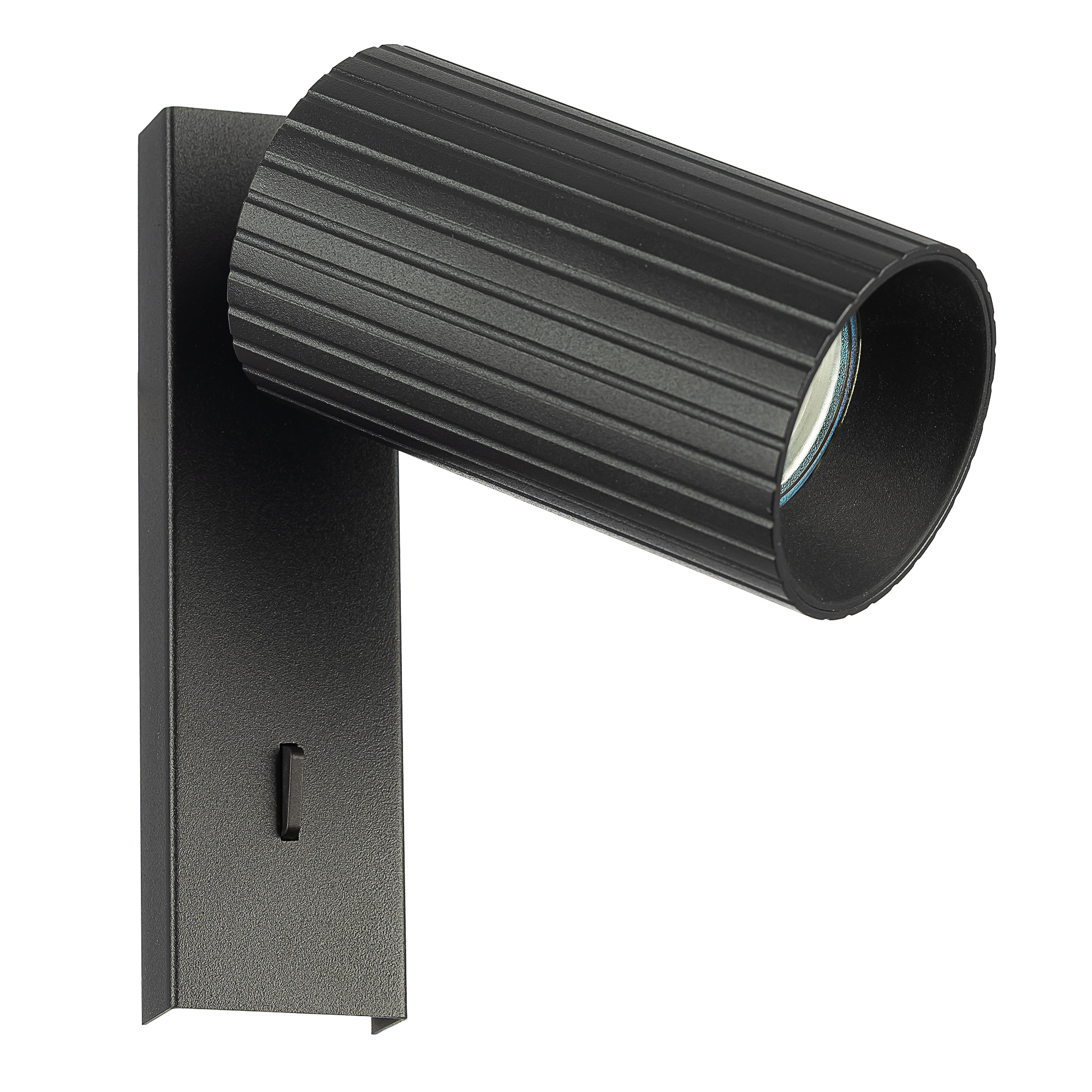 Citilux AXEL CL512511R Спот поворотный с выключателем Чёрный Рифлёный арт. 129435