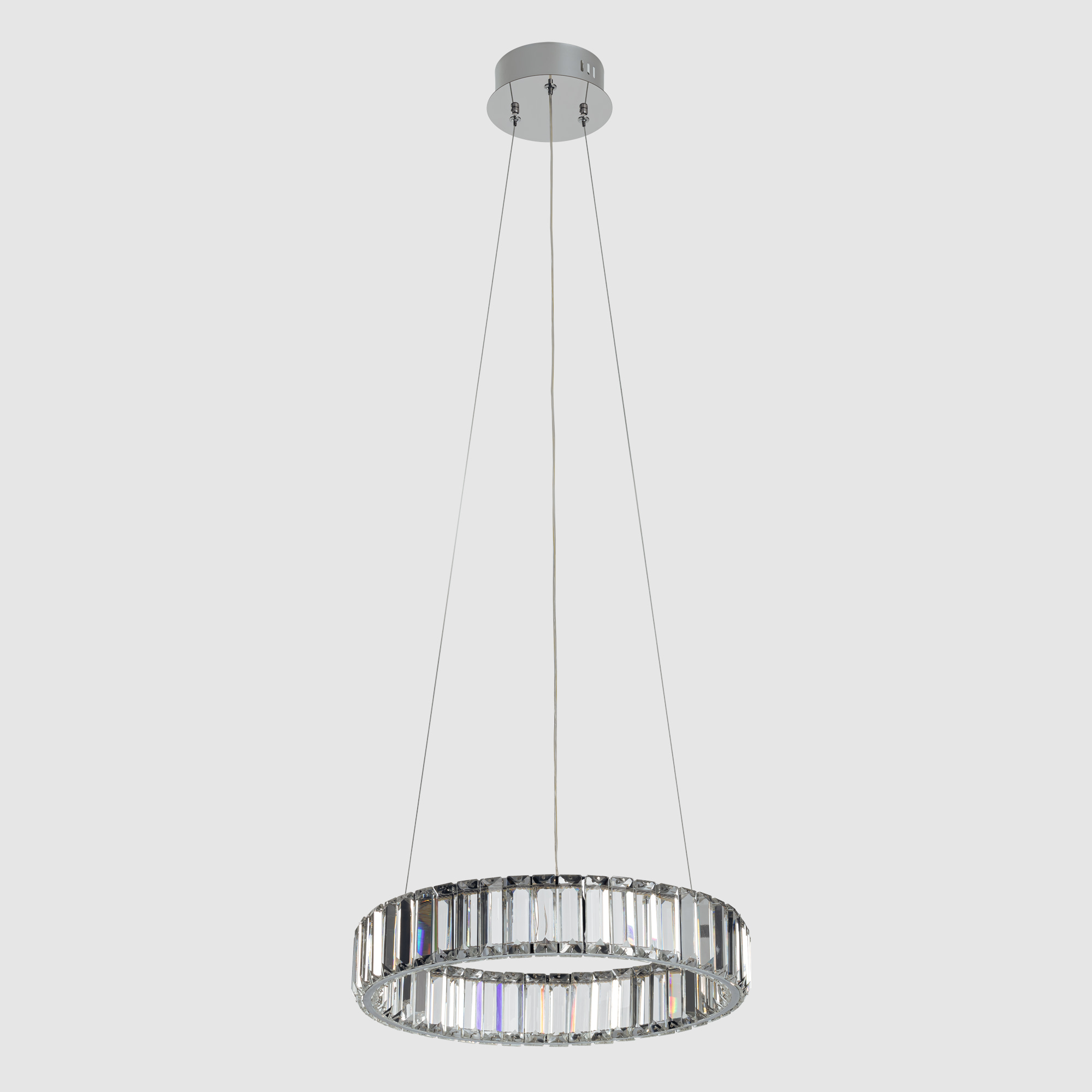 Citilux Чезаре CL338141 LED Люстра хрустальная с пультом Хром арт. 89036