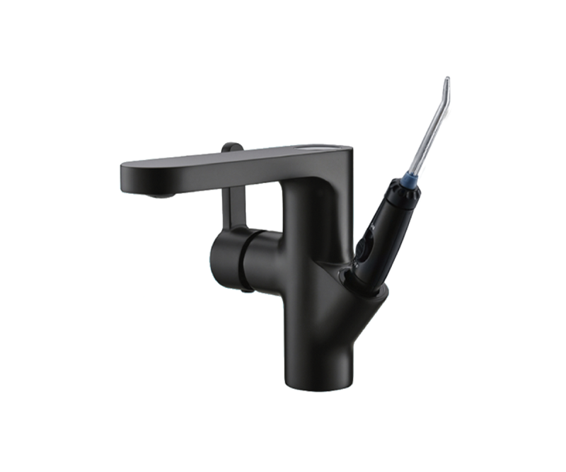 Смеситель для раковины с ирригатором Bronze de Luxe OPTIMAL 10188B, черный арт. 162803