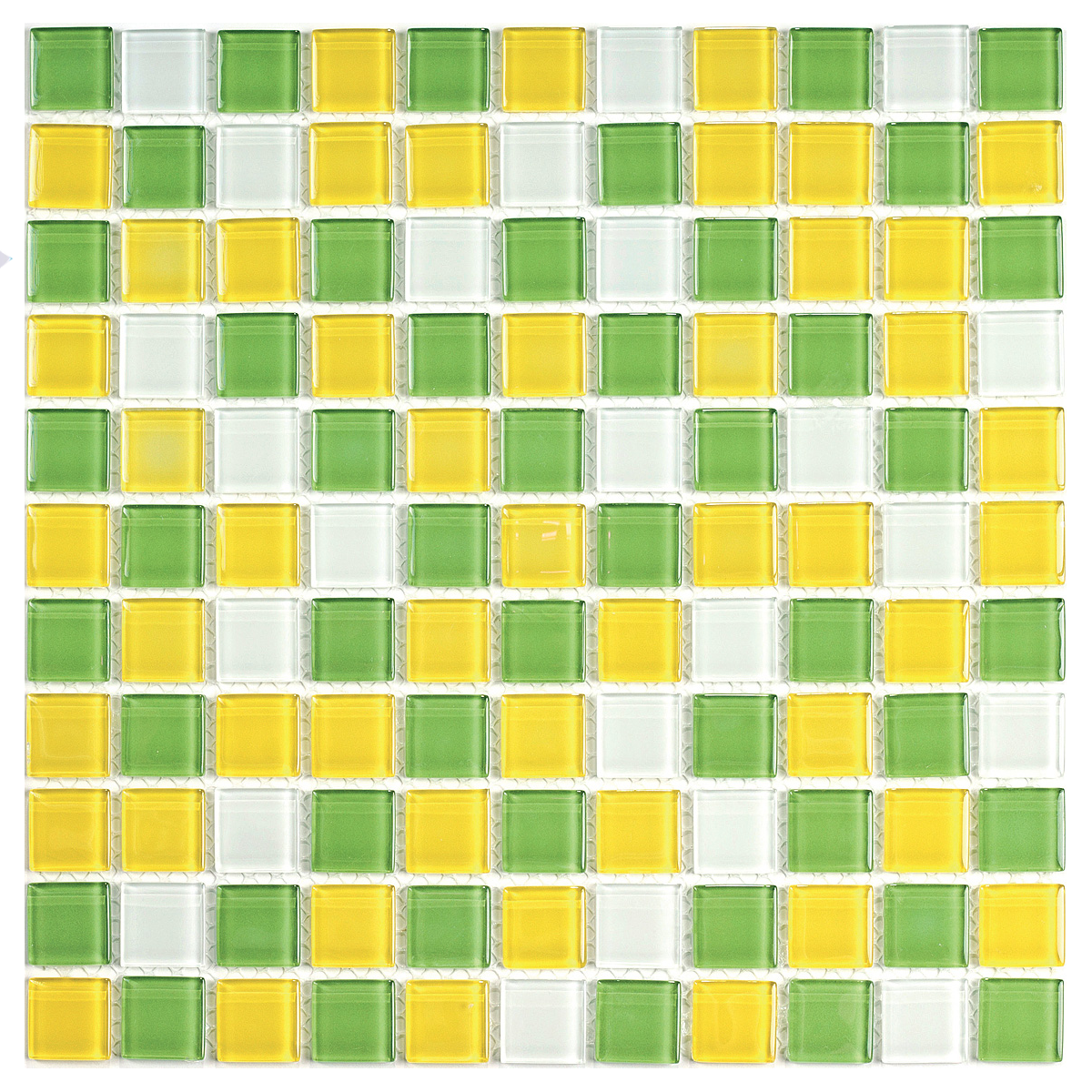 Плитка декоративная стеклянная Fresh/Свежесть 4*25*25 300*300 арт. 90677