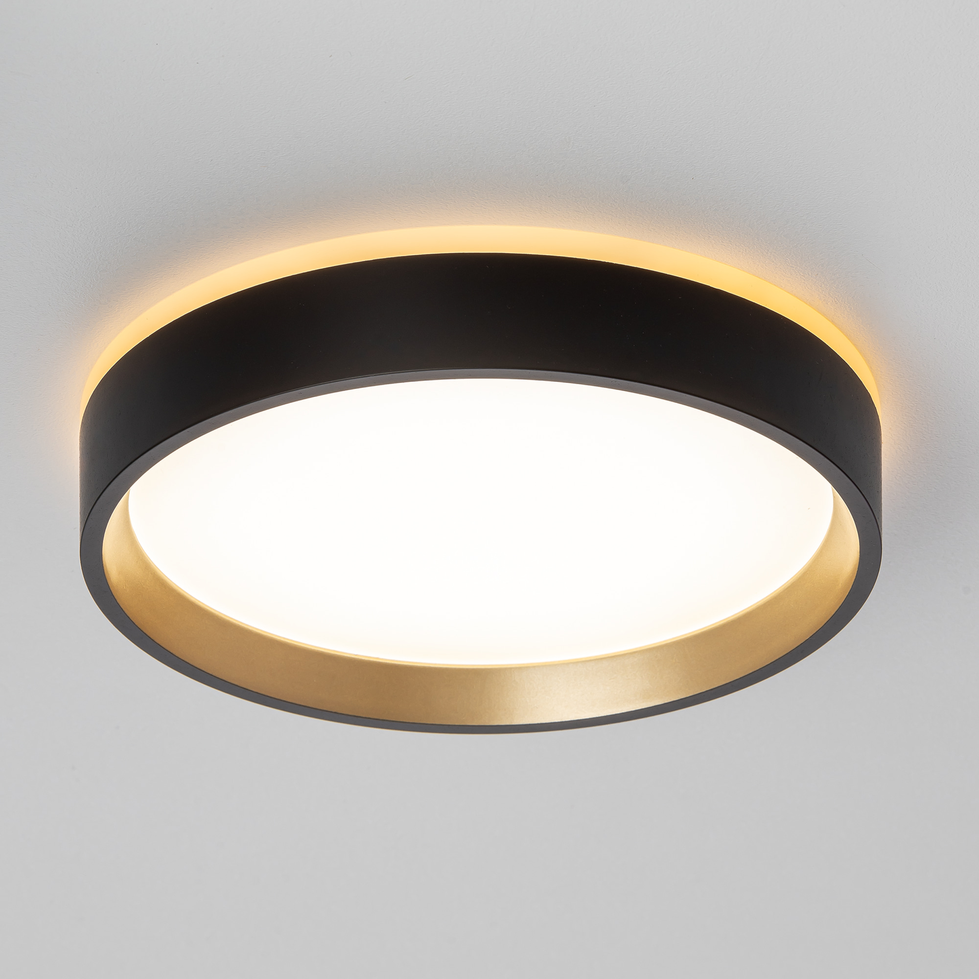 Citilux ETALON CL750181 LED Светильник с подсветкой Чёрный+Золото арт. 89439
