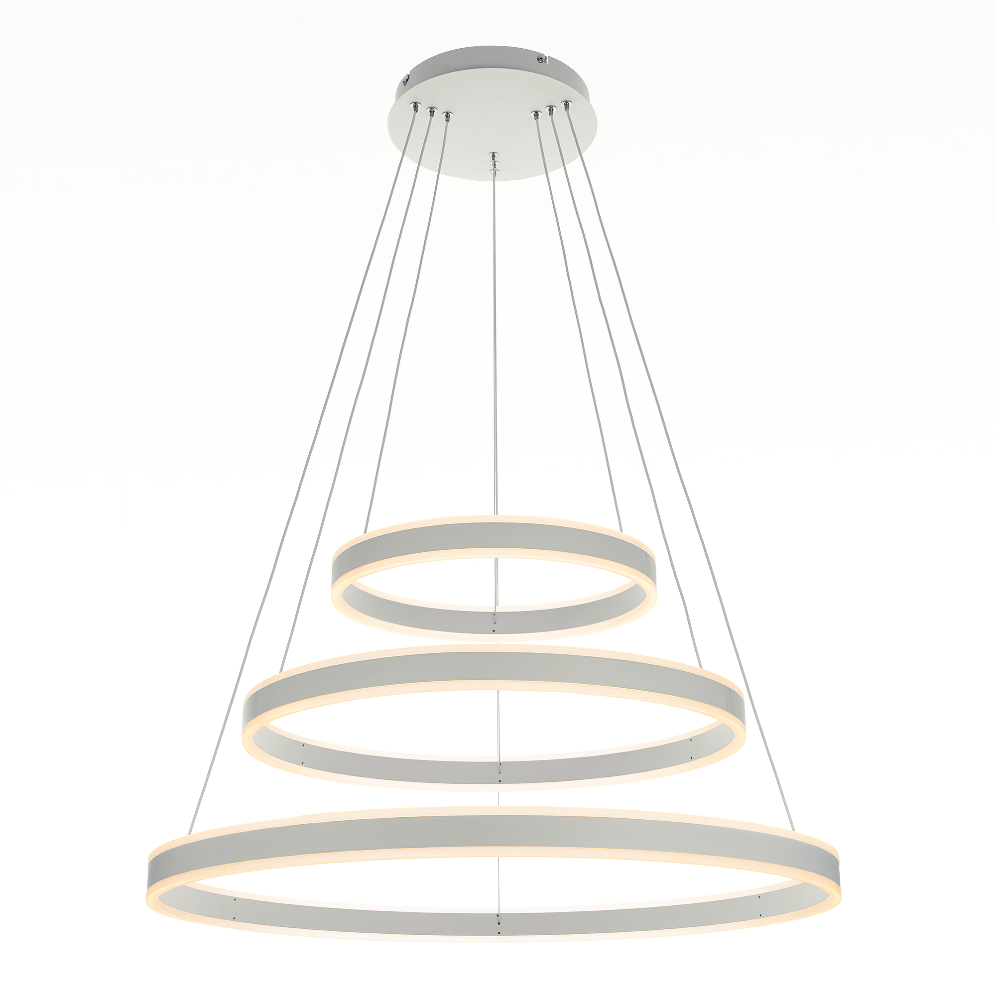 Citilux Дуэт CL719680 LED Люстра подвесная с пультом Белая арт. 89010