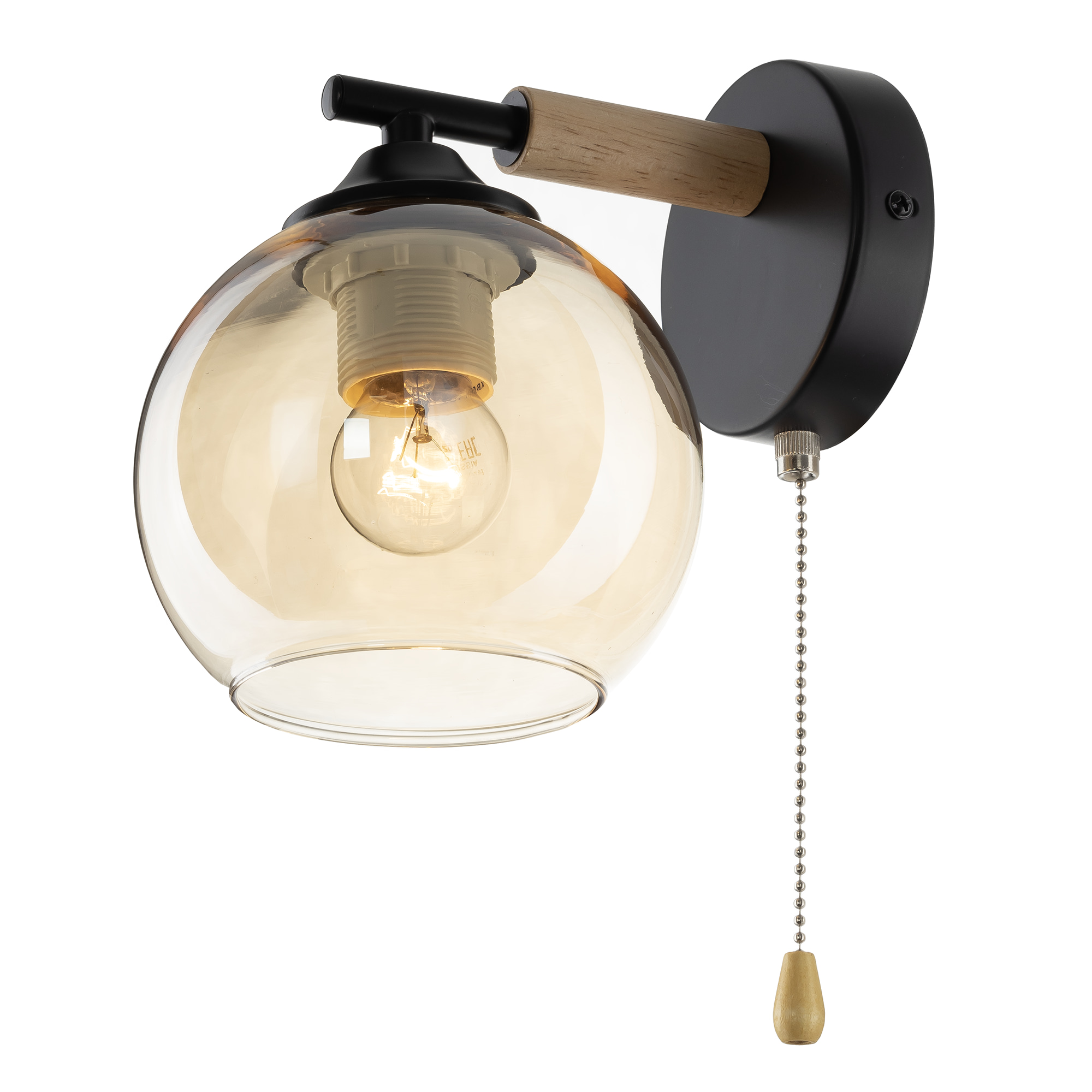 Citilux TIKA CL133411 Бра с выключателем Чёрное арт. 89492