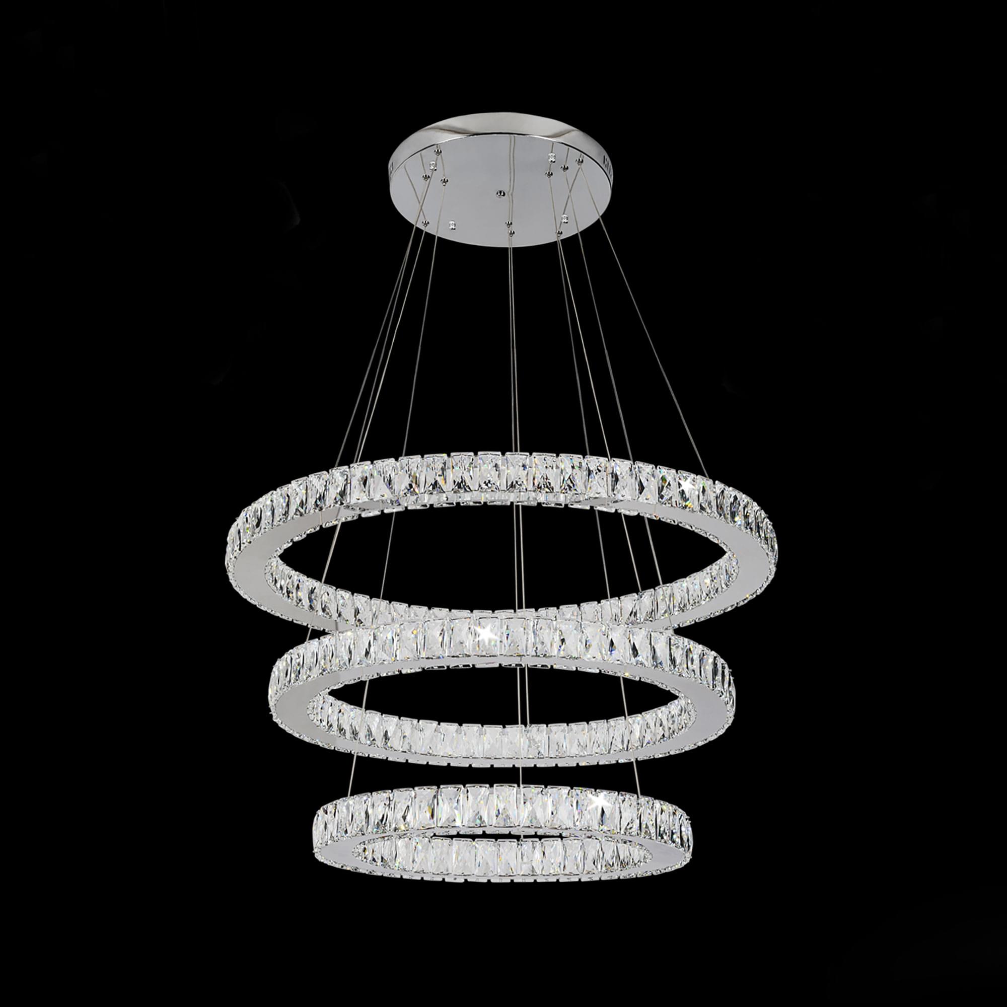 Eletto Olimpia EL330P90.1 LED Люстра хрустальная с пультом Хром арт. 88387