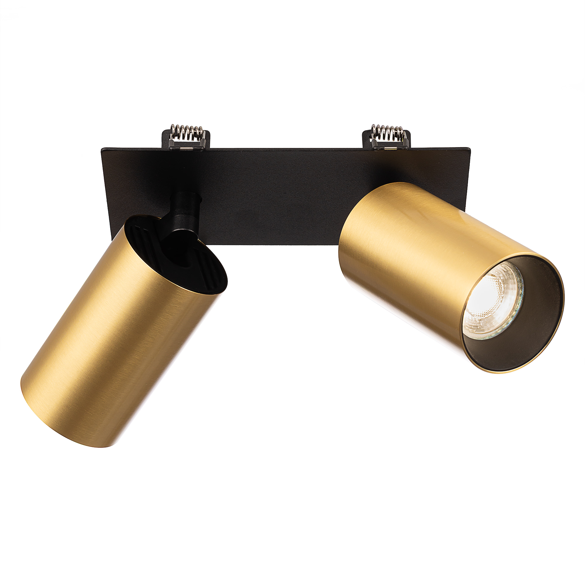 Citilux AXEL CL512D22 Спот поворотный встраиваемый двойной Латунь арт. 89822
