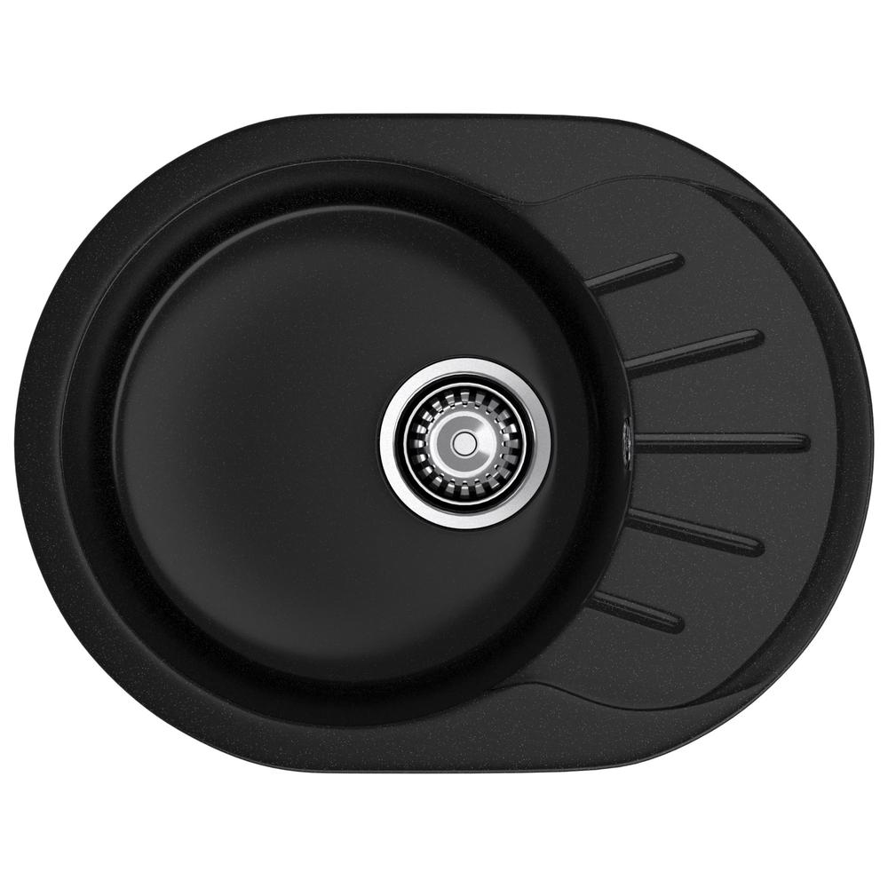 Кухонная мойка GranFest RONDO 580L, черный арт. 186829