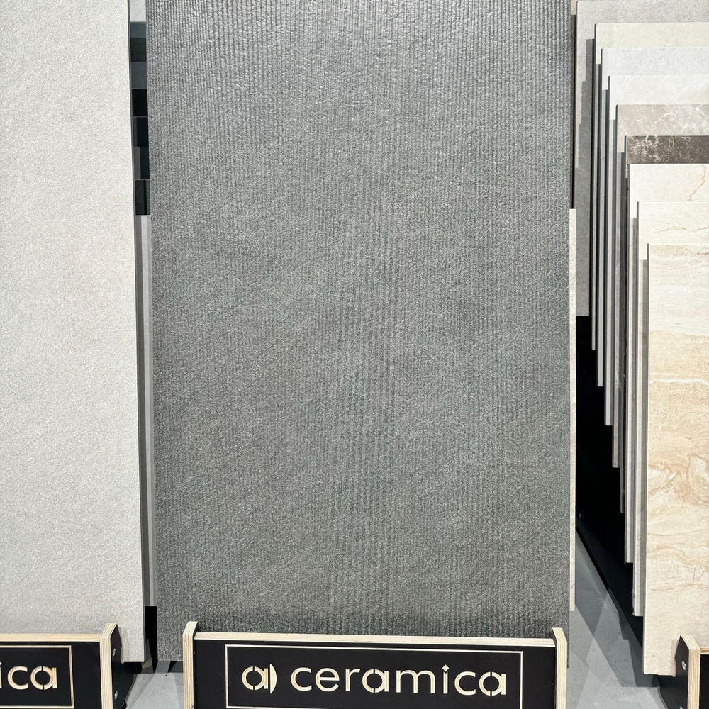 Плитка Dark Grey Karpi Simple Decore 59.6х120 см (10 мм) 61w1212a арт. 128571