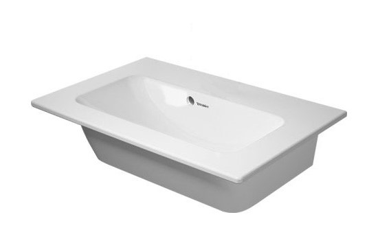 DURAVIT ME by Starck Раковина подвесная для мебели, 630 x 400 мм, БЕЗ отв, с переливом, белый арт. 36480