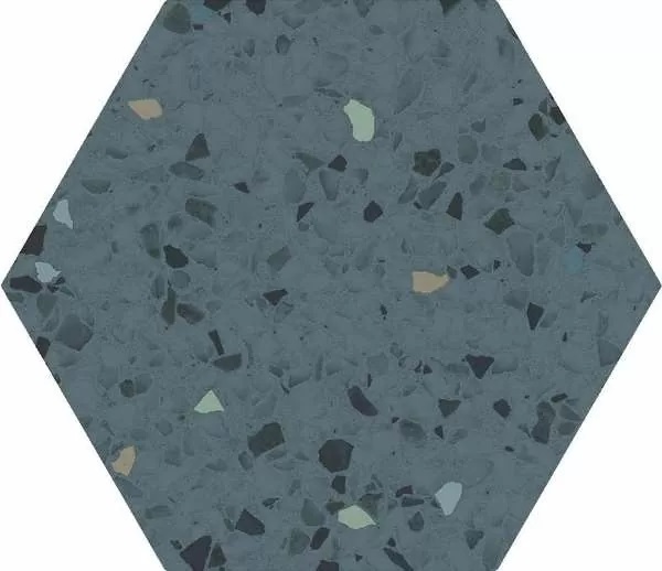Керамогранит Инспайр синий шестиугольный / EC.Inspire blue hex арт. 73046