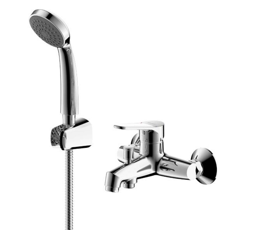 Смеситель для ванны Bravat Emeralda F6135147CP-B-RUS, хром арт. 167485