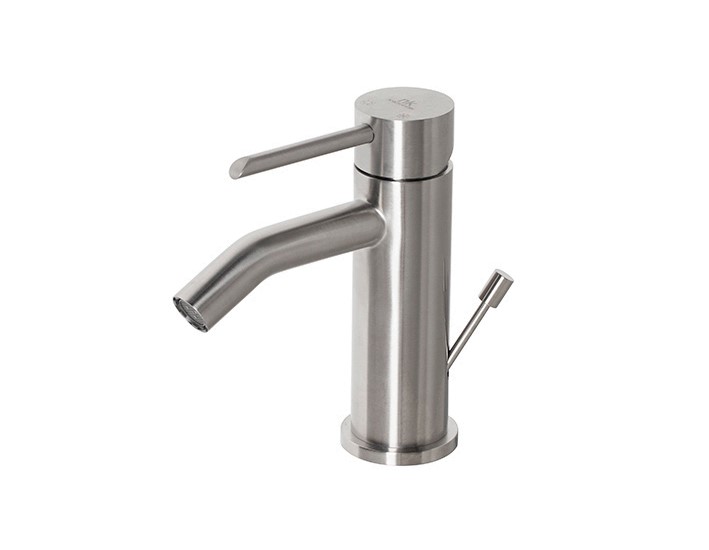 NOKEN ROUND INOX Смеситель для биде, 5 л/мин, с ДК, браш. нержавеющая сталь арт. 35324