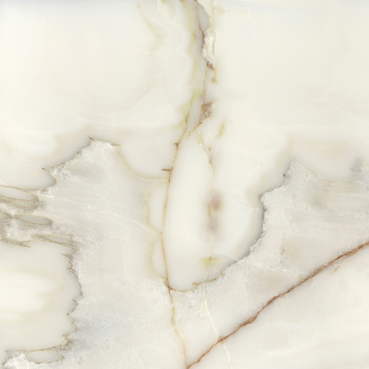 Керамогранит BIJOUX ONYX BLANCHE GLO 6MM R	120X120 арт. 83898