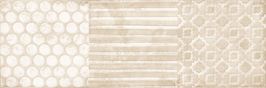Лаура Вставка бежевый (LU2U011DT) 25x75 арт. 24649